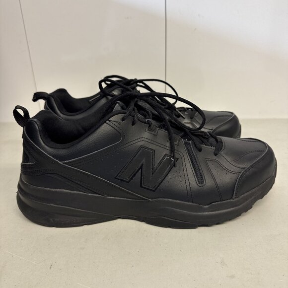New Balance 608 Men’s Size 15 Black Slip Resistant Walking Shoes MX608AB5 - Picture 1 of 9